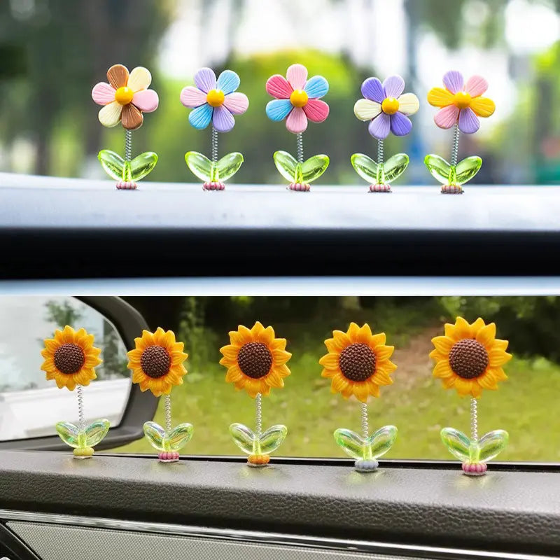 Mini Shaking Sunflowers